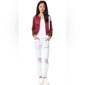 Free People One Teaspoon Xanthe Awesome Baggies Jeans straight Leg Light wash